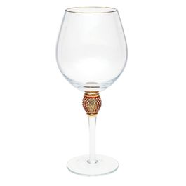 Taça Strass Para Vinho Em Cristal Ecológico 670Ml