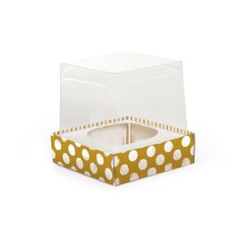 Caixa Cupcake com Visor Shine Colorido PT C/6