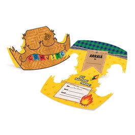 Convite Arraiá Colorido