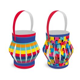 Lampião Decorativo Quadrilha Festa Junina Colorido