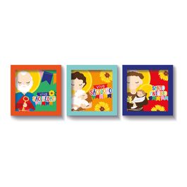 Quadro Moldura Viva São João Colorido