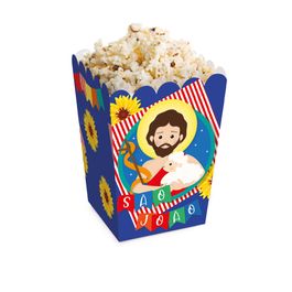 Caixa Para Pipoca Noite De São João Colorido