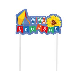 Topo De Bolo Noite De São João Colorido