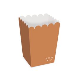 Caixa Para Pipoca Happy Moments Caramelo