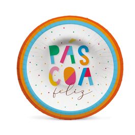 Petisqueira Laminada Páscoa Cores Colorido