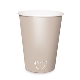 Copo De Papel Happy Moments Areia