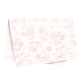 Papel Seda Autosserviço Clássico Francês Rosa