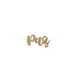 Faixa Decorativa Lettering Paz
