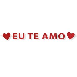 Faixa Decorativa De Eva Com Glitter Romântica Vermelho