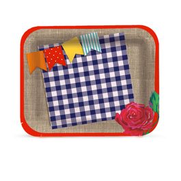 Bandeja Laminada Festa De Arraiá Colorido