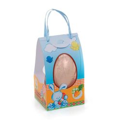 Caixa Gift Egg com Alça Aquarela Colorido