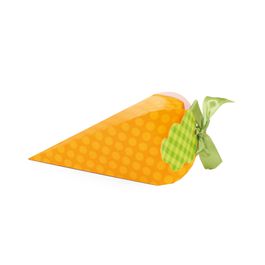 Caixa Cenoura Estilo Laranja / Verde