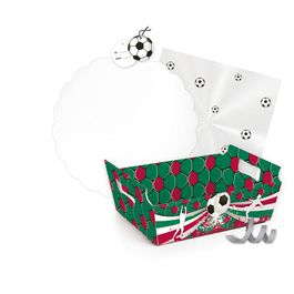 Kit Cesta Grandes Clubes Verde / Vinho