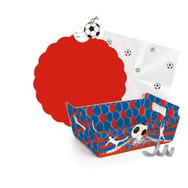 Kit Cesta Grandes Clubes Azul / Vermelho / Branco
