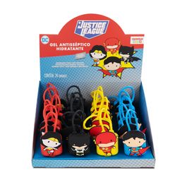 Gel Antisséptico com Hidratante Liga Da Justiça Colorido