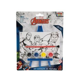 Kit Cavalete para Pintura Vingadores Colorido