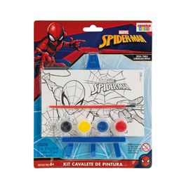 Kit Cavalete para Pintura Homem Aranha Colorido