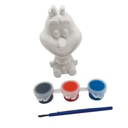 Kit Pintura em Gesso Frozen Olaf Colorido