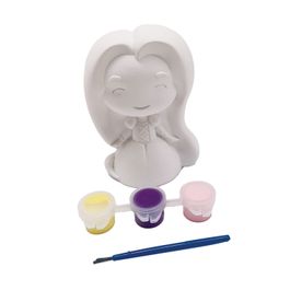 Kit Pintura em Gesso Rapunzel Colorido