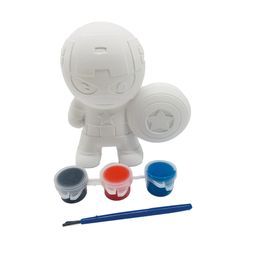 Kit Pintura em Gesso Capitão América Colorido