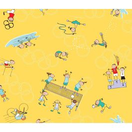 Saco para Presente Perol Olimpíadas Amarelo