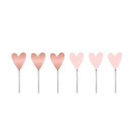 Pick Decorativo Romântico Rosê Gold