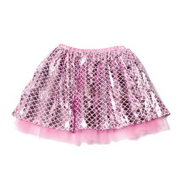 Saia de Tule Escamas Rosa