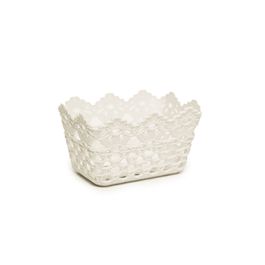 Cachepot De Plástico Arabesco Marfim