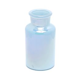 Vaso Decorativo Liso Azul Perolado