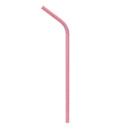 Canudo De Papel Liso Rosa Claro
