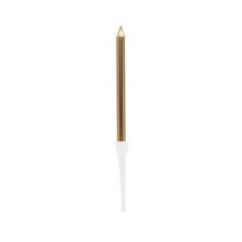 Vela Palito Liso Ouro