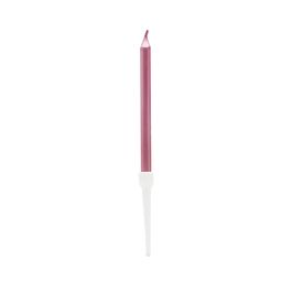 Vela Palito Liso Rosa