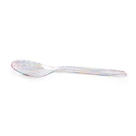 Colher De Plastico Glitter Colorido