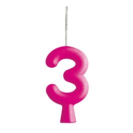Vela Clear N.º 3 Rosa