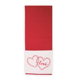 Caminho De Mesa Love Vermelho