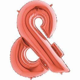 Metalizado Formato Especial Letra E Comercial Rose Gold