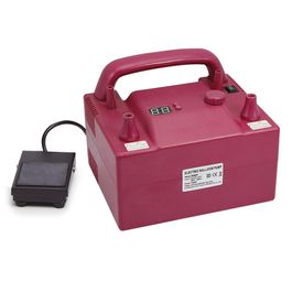 Inflador Elétrico 2 Bicos Liso Vermelho