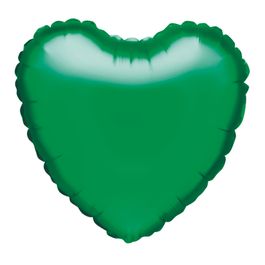 Metalizado Coração Liso Verde