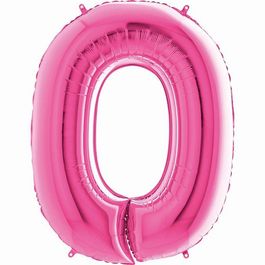 Metalizado Número N.º 0 Pink