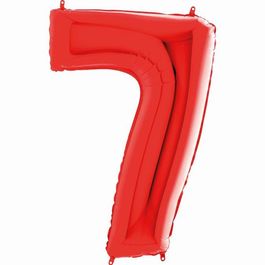 Metalizado Número N.º 7 Vermelho
