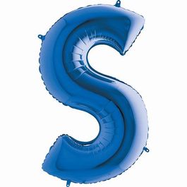 Metalizado Letra S Azul