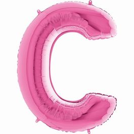 Metalizado Letra C Pink