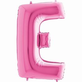 Metalizado Letra E Pink