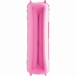 Metalizado Letra I Pink