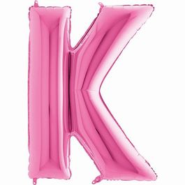 Metalizado Letra K Pink
