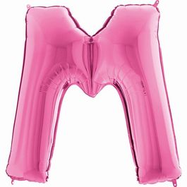 Metalizado Letra M Pink