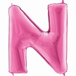 Metalizado Letra N Pink