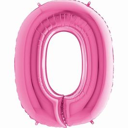 Metalizado Letra O Pink
