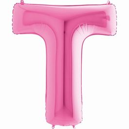 Metalizado Letra T Pink