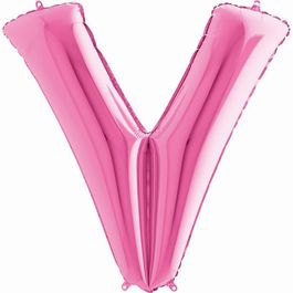 Metalizado Letra V Pink